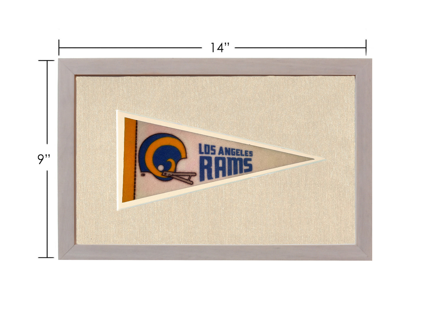 Vintage Los Angeles Rams Pennant
