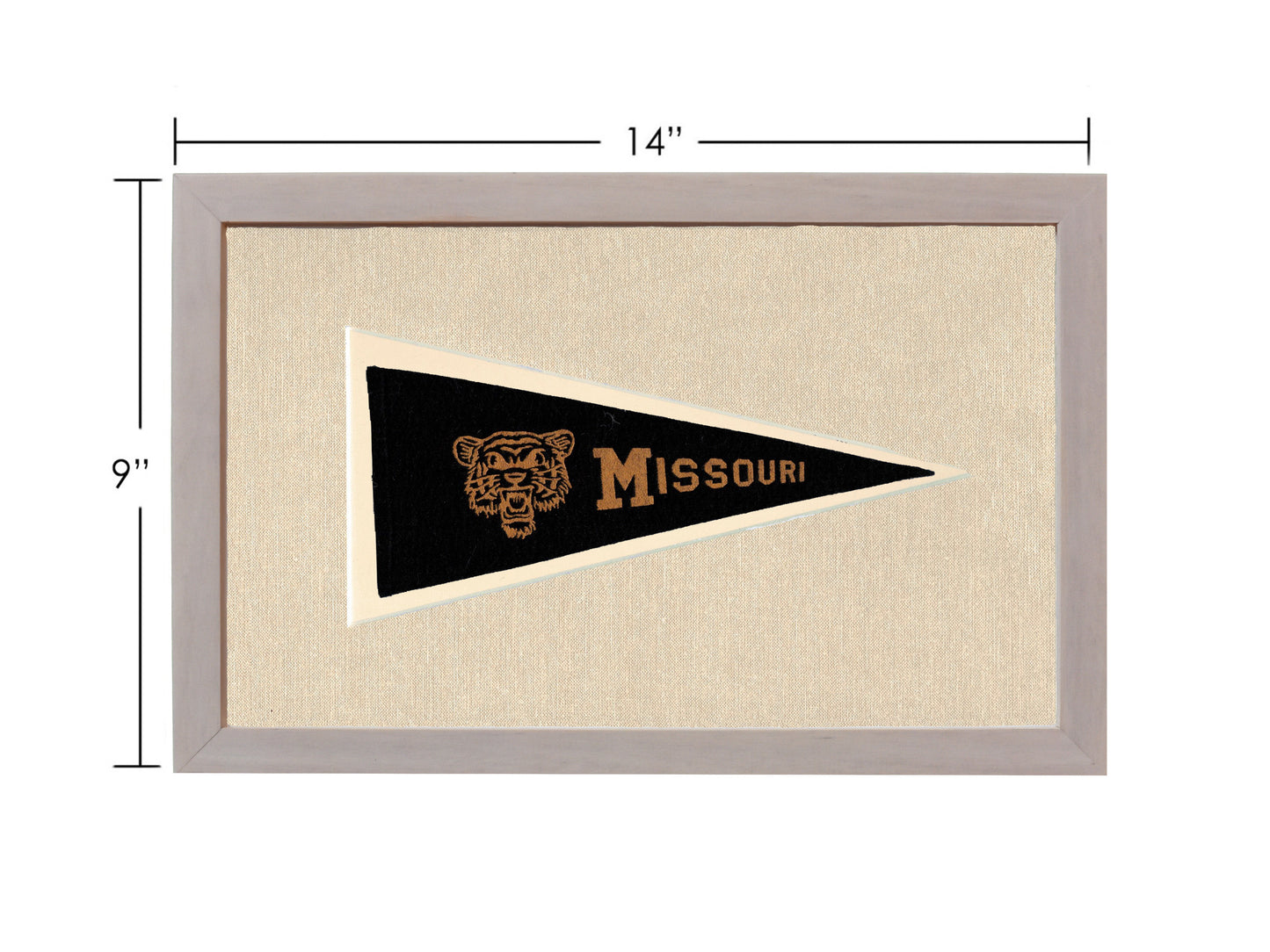 Vintage University of Missouri Pennant