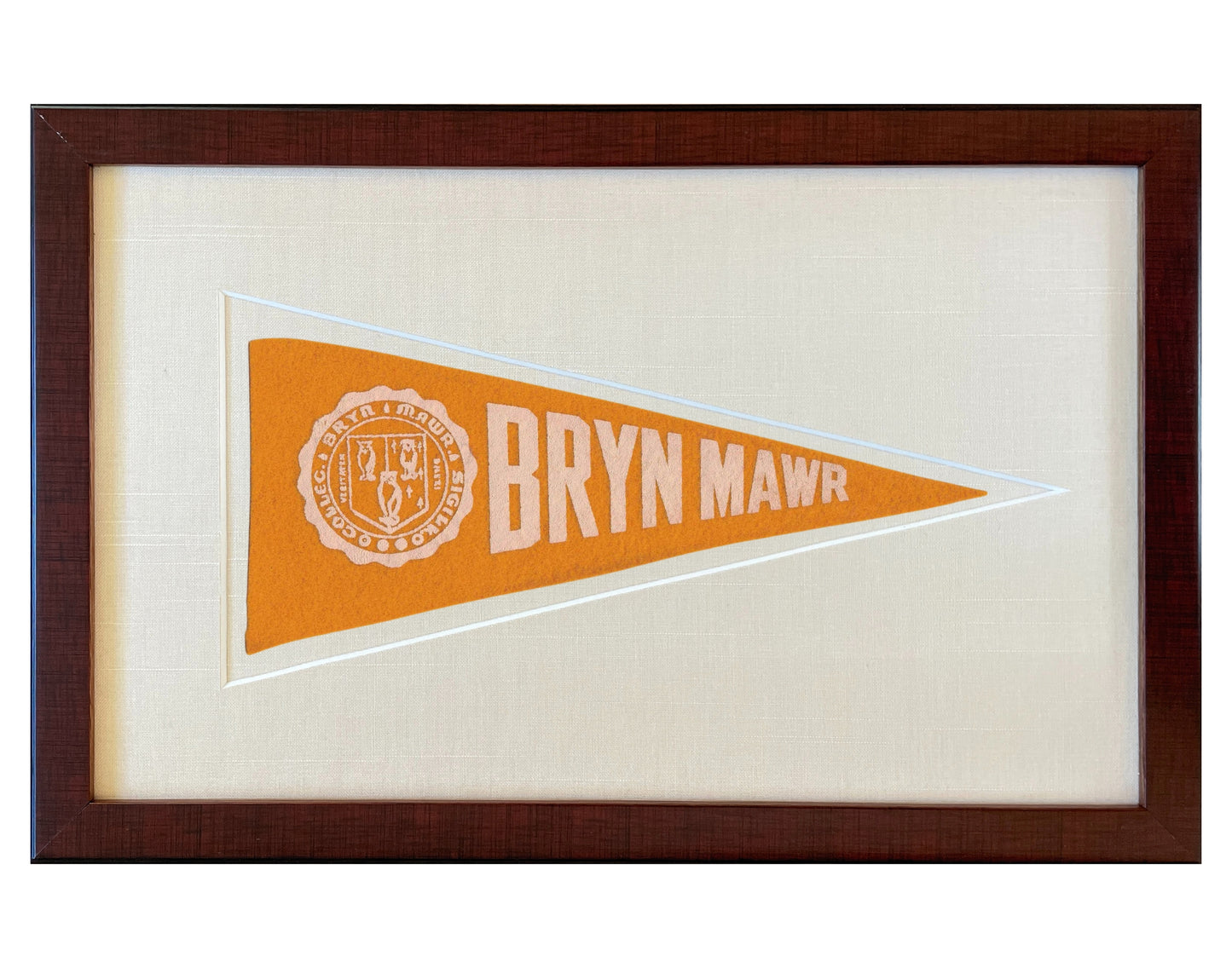 Vintage Bryn Mawr College Pennant