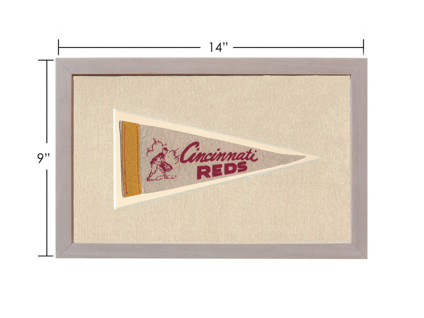 Vintage Cincinnati Reds Pennant