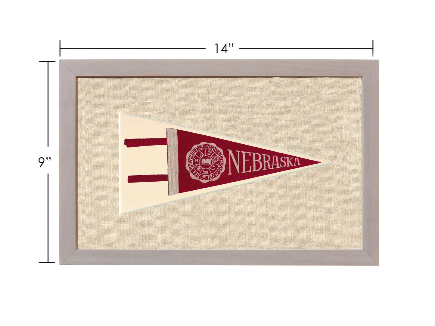 Vintage University of Nebraska Pennant