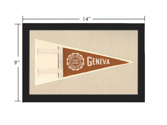 Vintage Geneva College Pennant