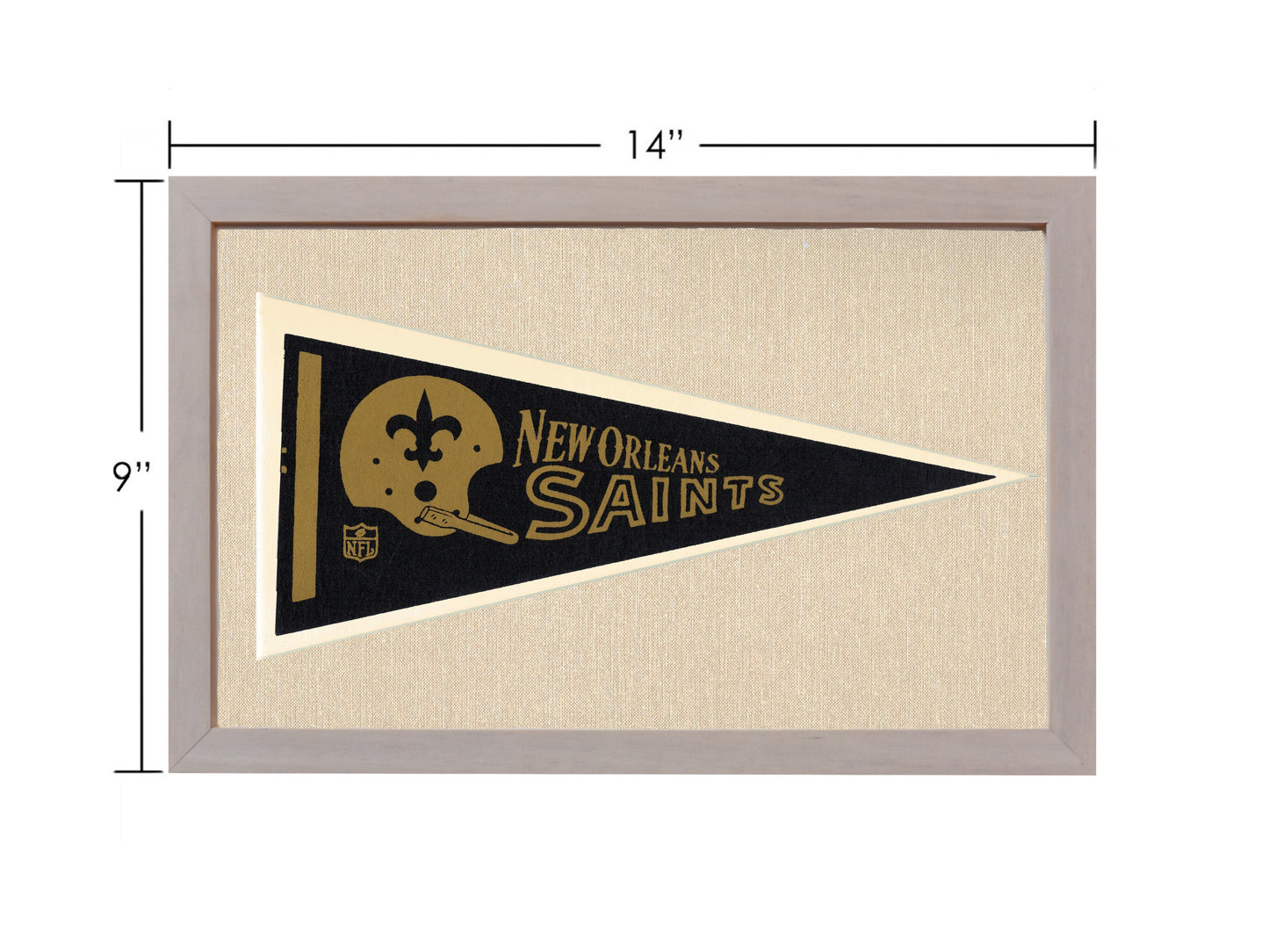 Vintage New Orleans Saints Pennant