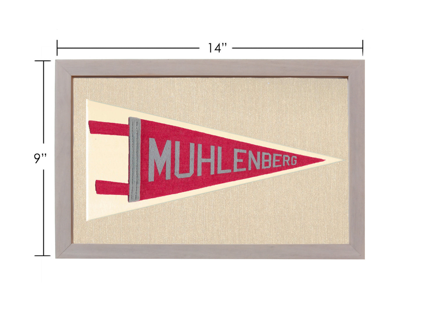 Vintage Muhlenberg College Pennant
