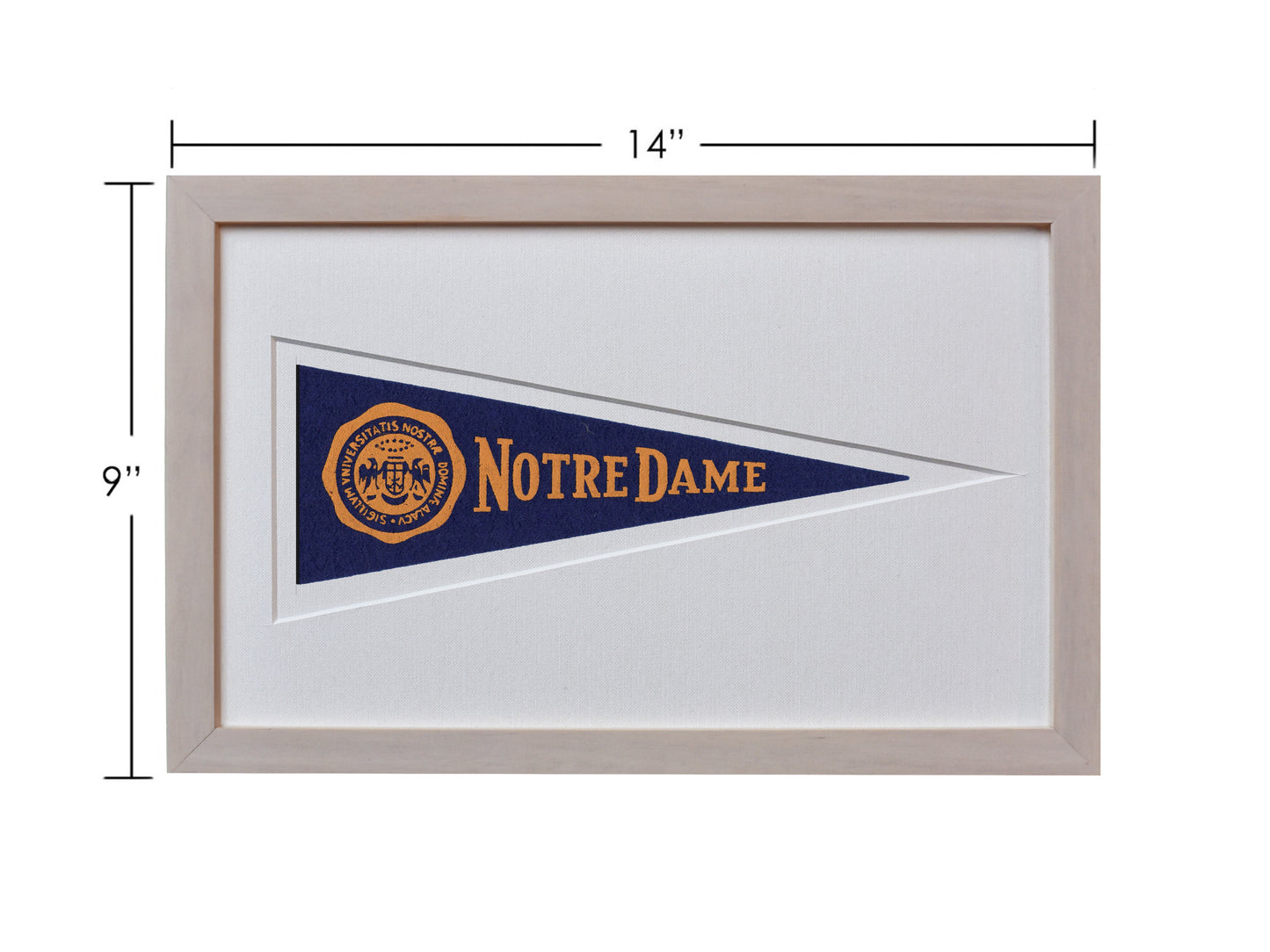 Vintage Notre Dame Hormel Pennant