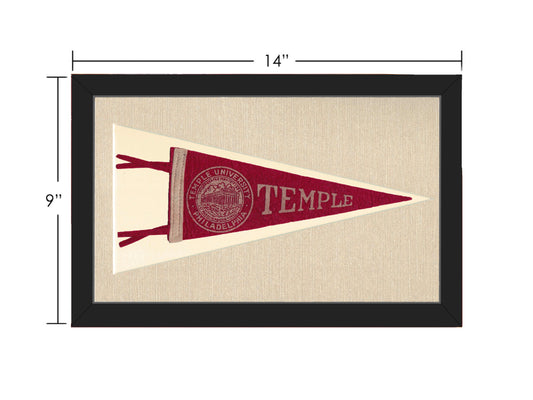 Vintage Temple University Pennant