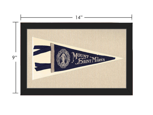 Vintage Mount Saint Mary’s College Pennant