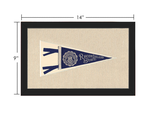 Vintage Rhode Island State Pennant