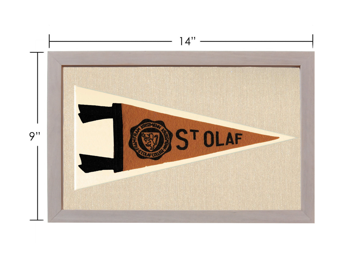 Vintage St. Olaf College Pennant