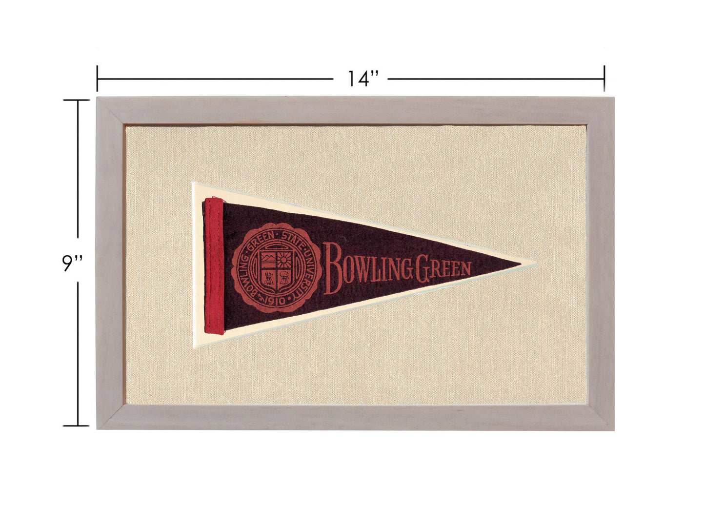 Vintage Bowling Green State University Pennant