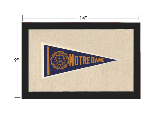 Vintage Notre Dame Pennant
