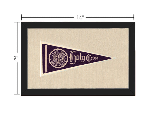 Vintage Holy Cross Pennant