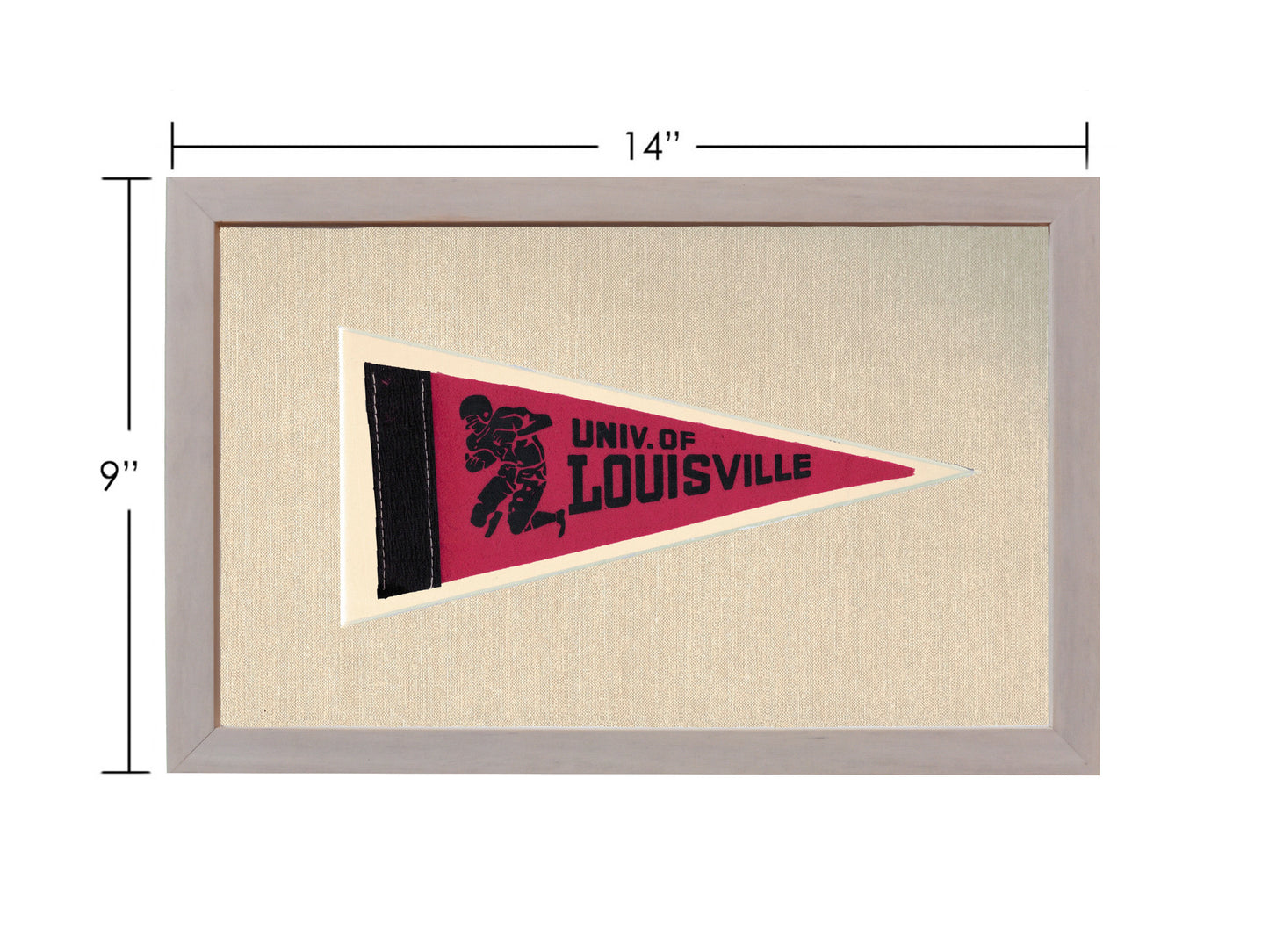 Vintage University of Louisville Pennant