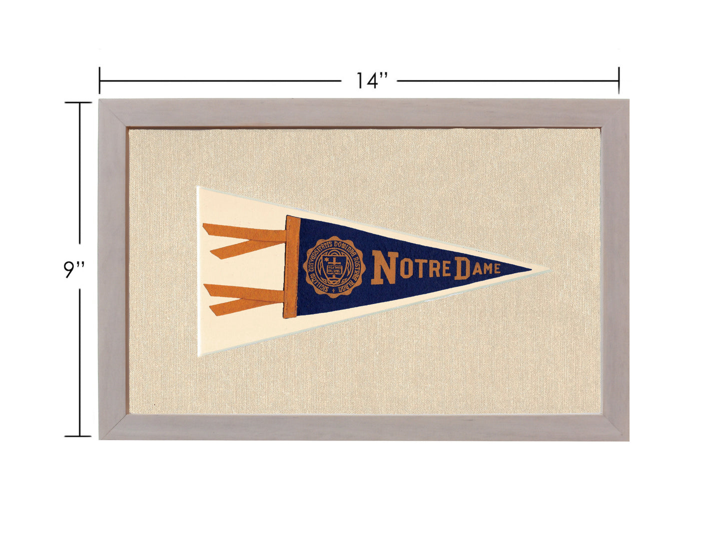 Vintage Notre Dame Pennant