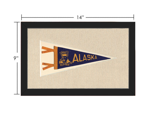 Vintage University of Alaska Pennant