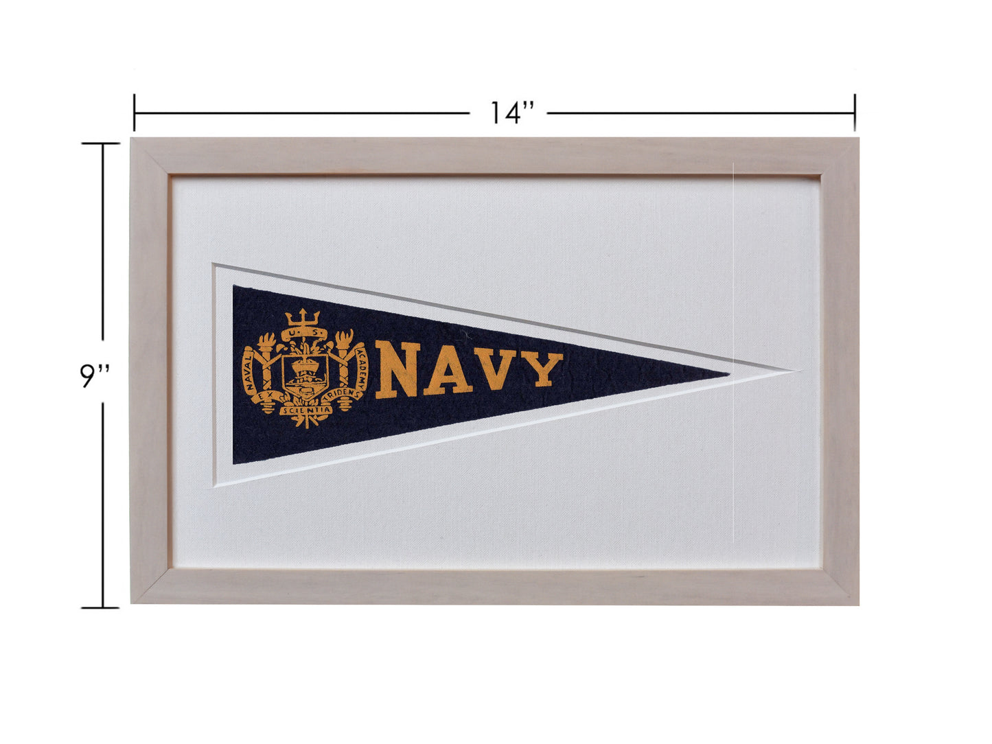 Vintage Navy Hormel Pennant