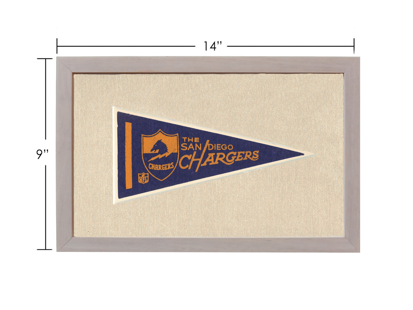 Vintage San Diego Chargers Pennant