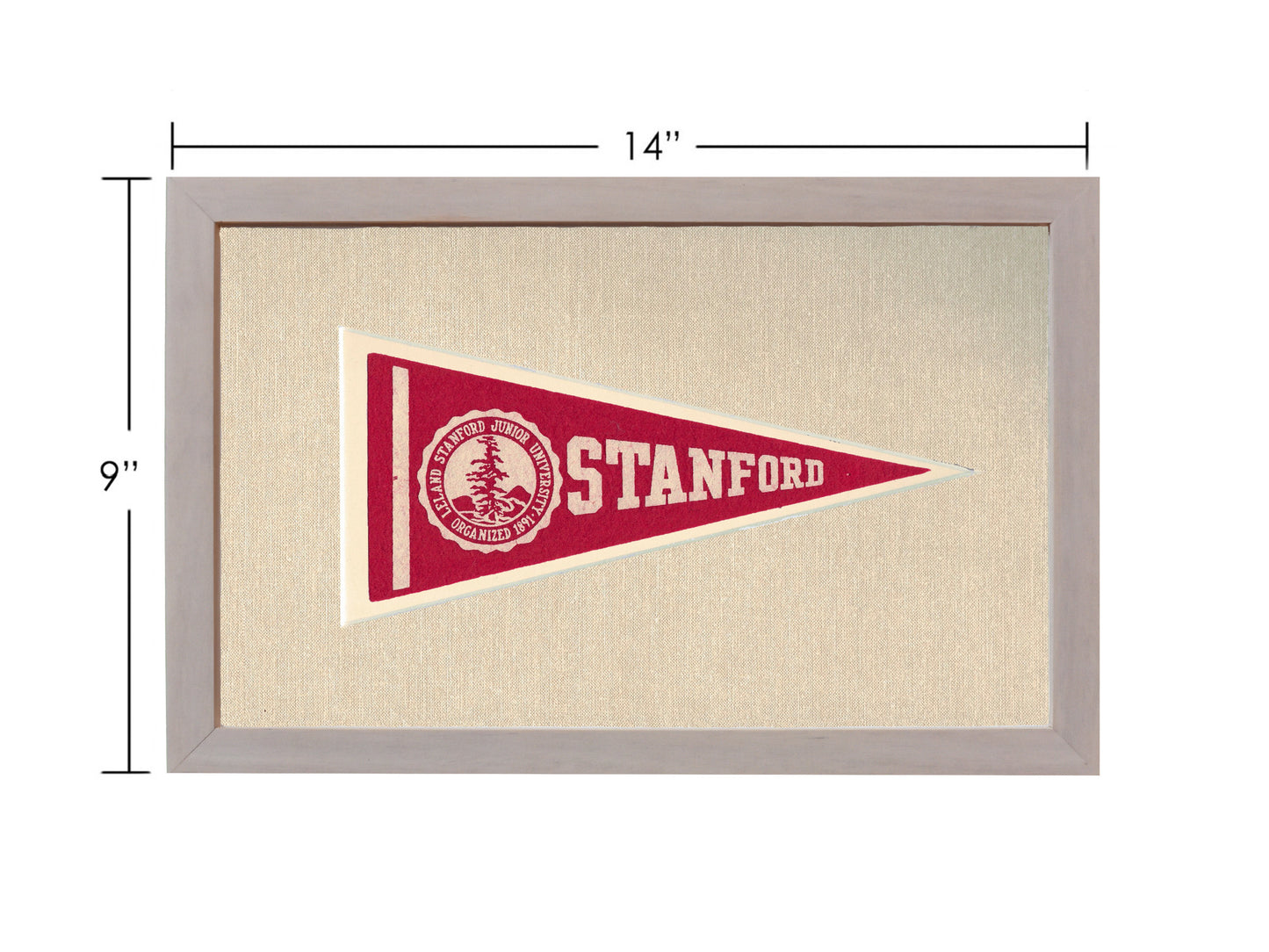 Vintage Stanford University Pennant