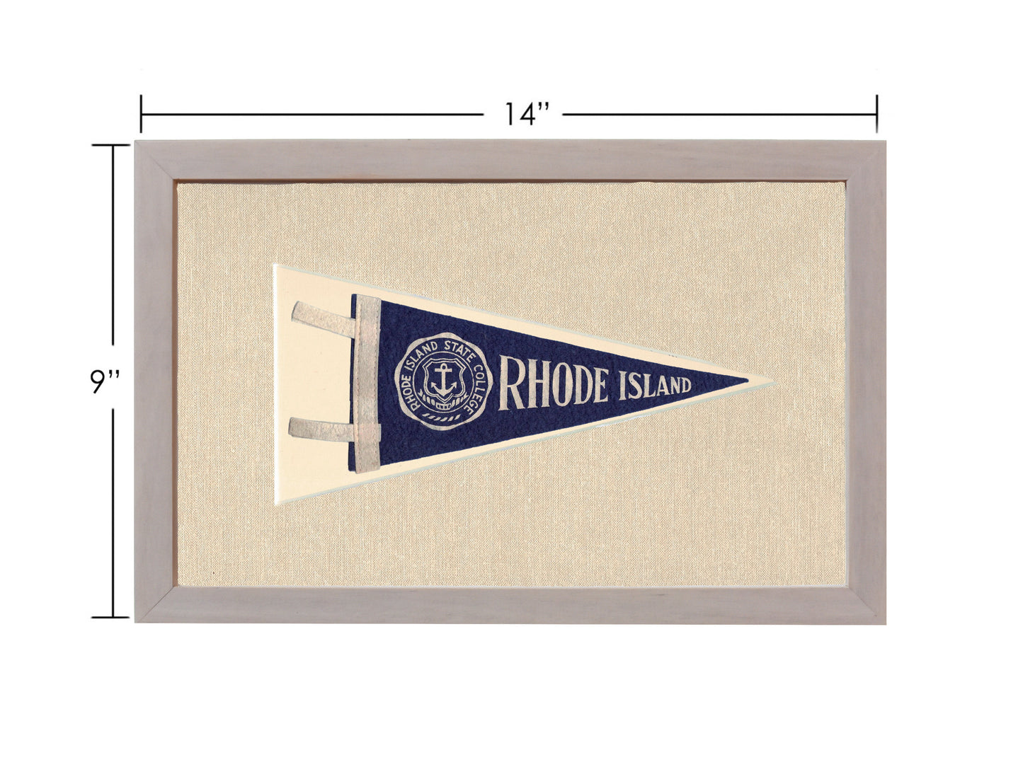 Vintage Rhode Island Pennant