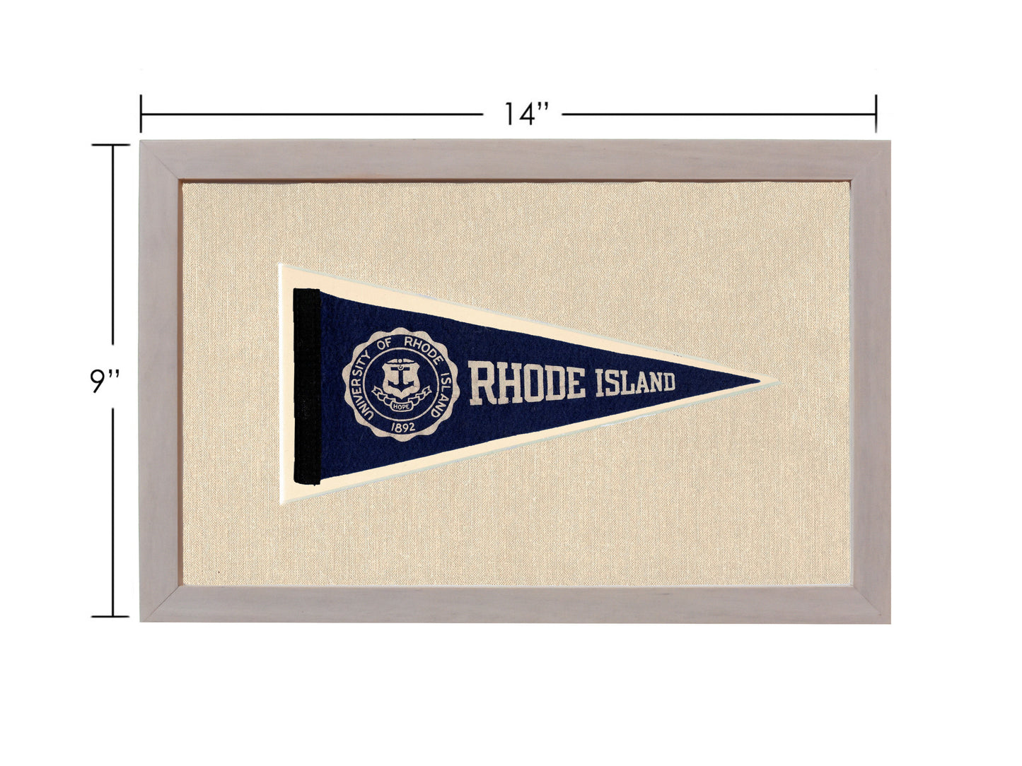 Vintage University of Rhode Island Pennant