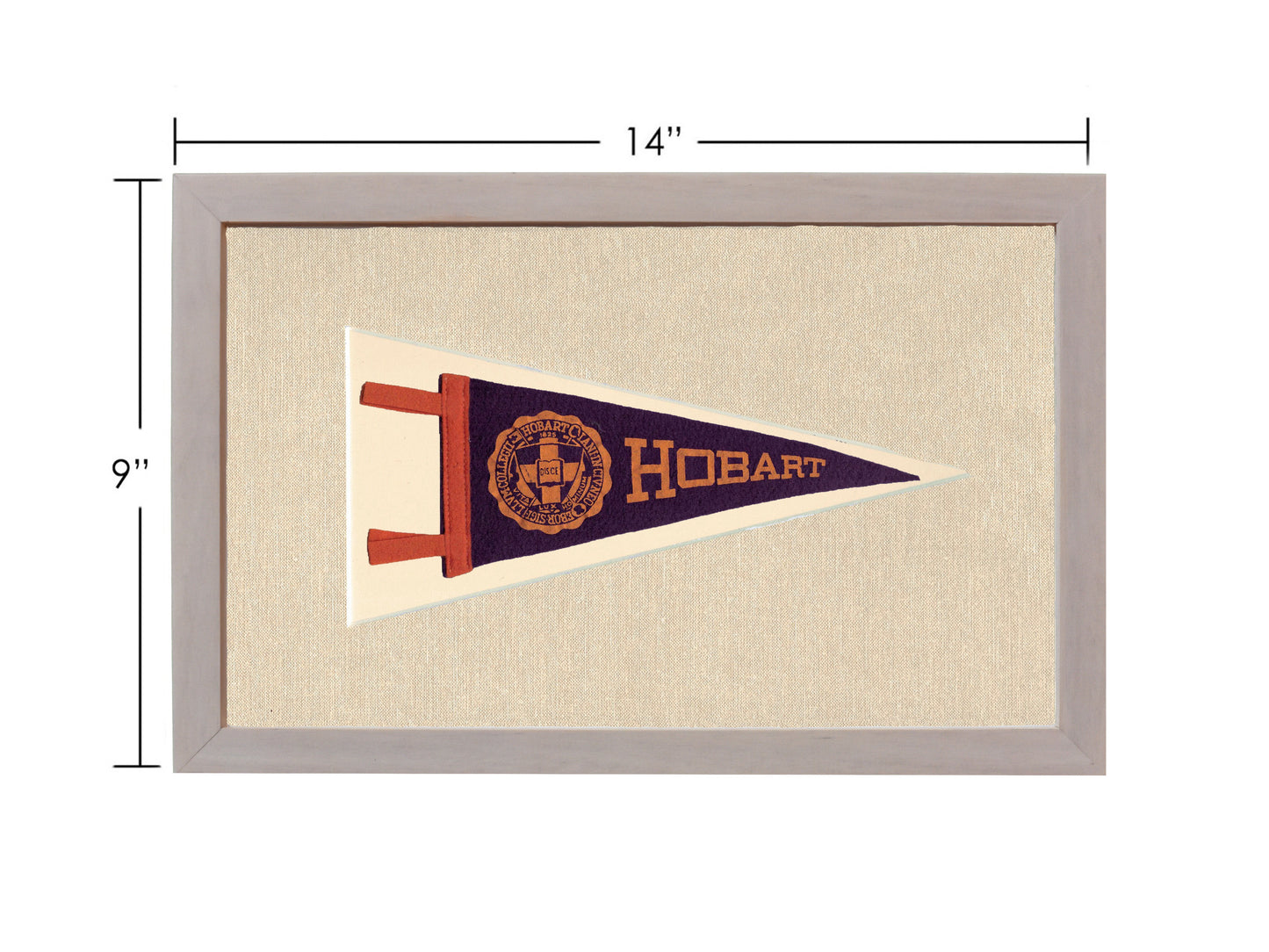 Vintage Hobart College Pennant