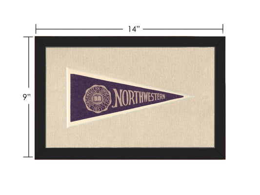 Vintage Northwestern University Pennant