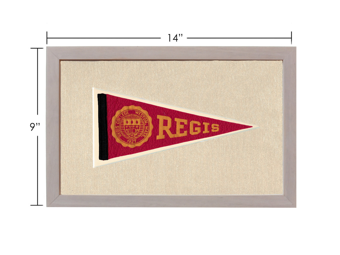 Vintage Regis College Pennant