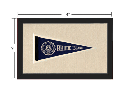 Vintage University of Rhode Island Pennant