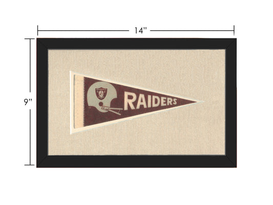 Vintage Raiders Pennant