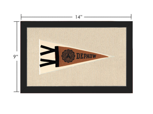 Vintage Depauw University Pennant