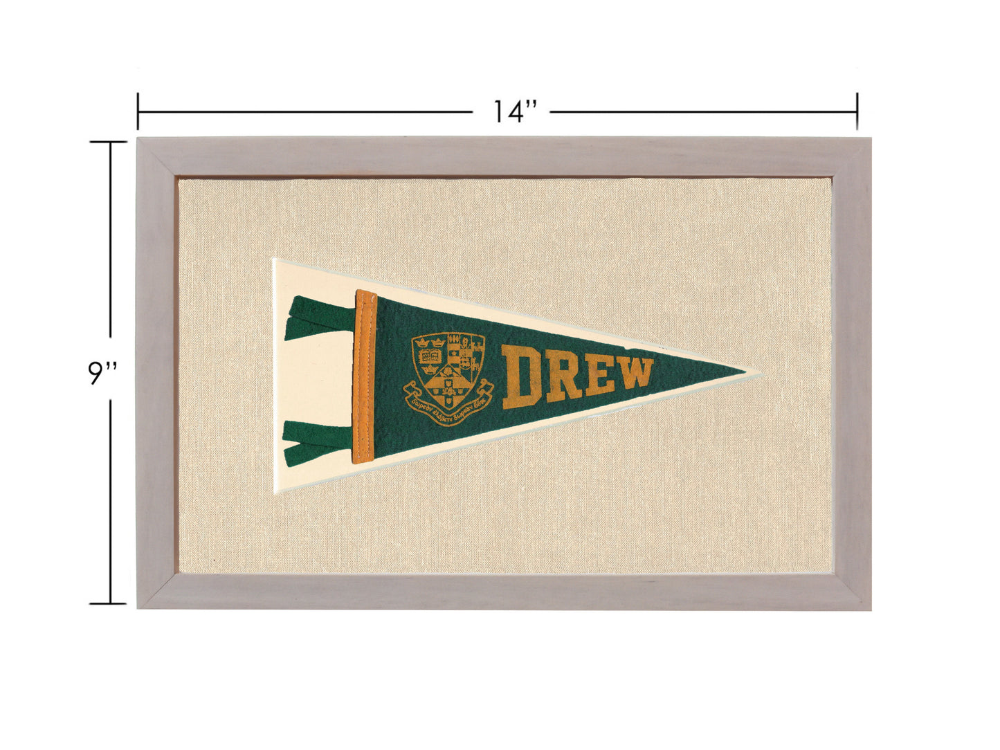 Vintage Drew University Pennant