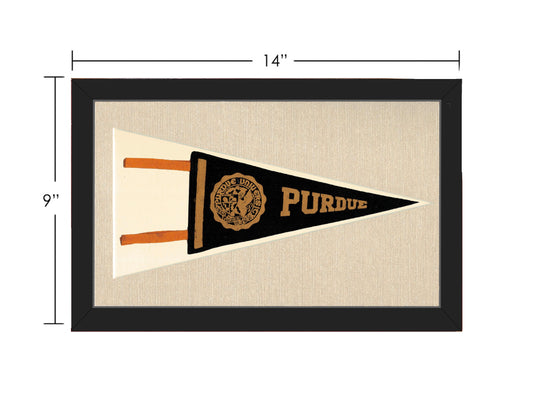 Vintage Purdue University Pennant