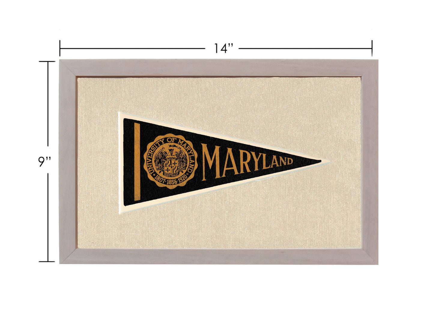 Vintage University of Maryland Pennant