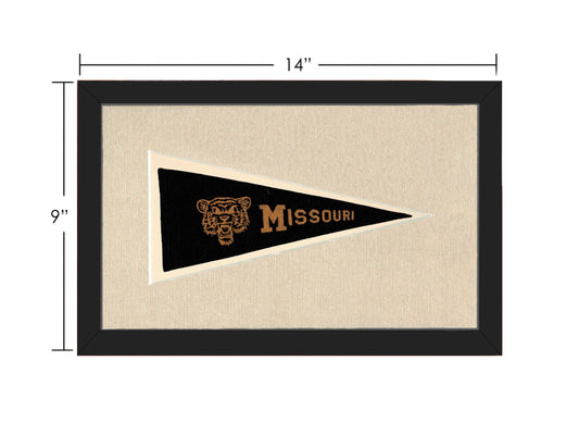 Vintage University of Missouri Pennant