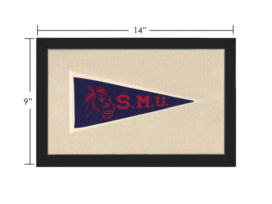 Vintage Southern Methodist University Pennant