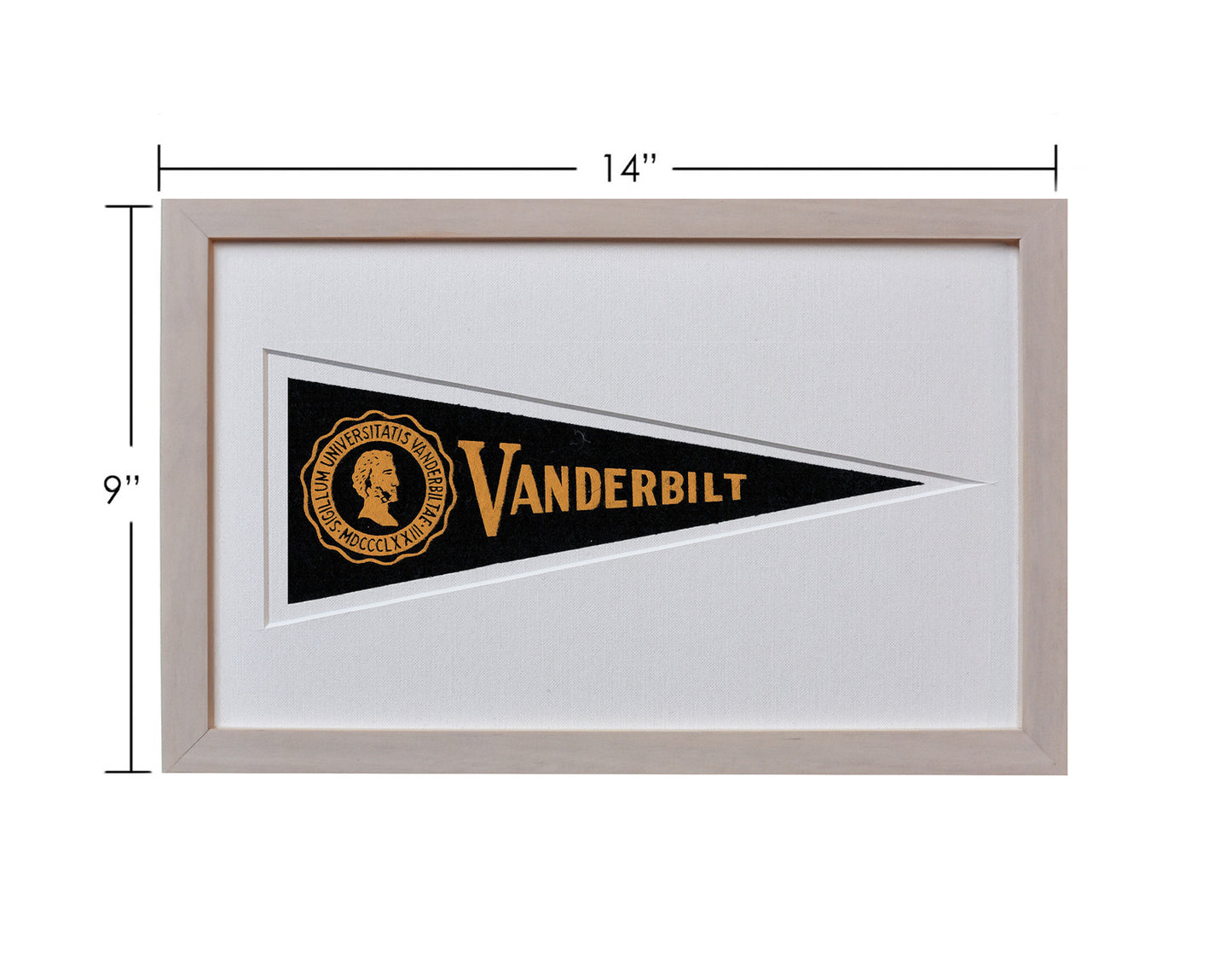 Vintage Vanderbilt University Hormel Pennant