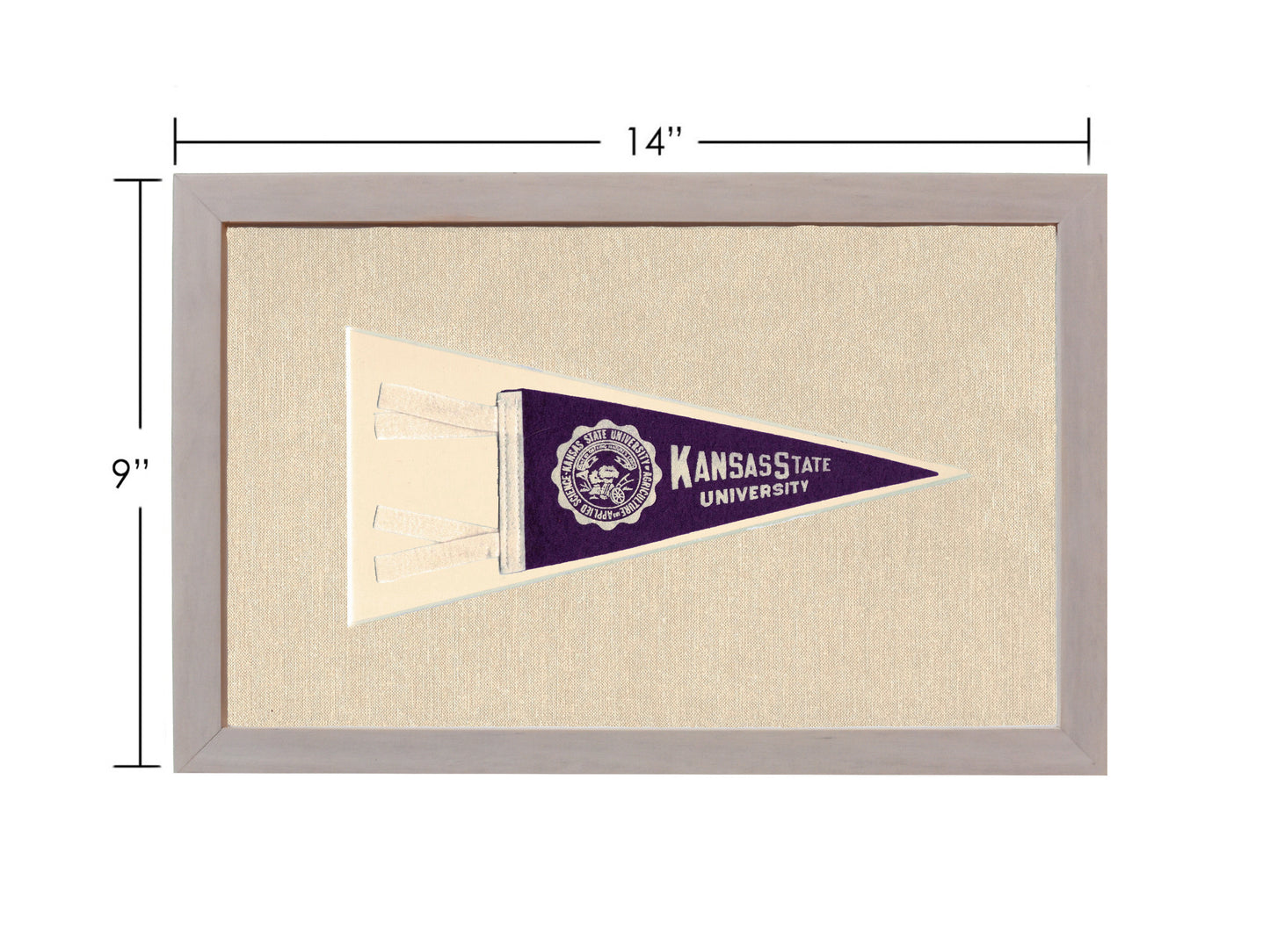 Vintage Kansas State Pennant
