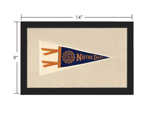 Vintage Notre Dame Pennant