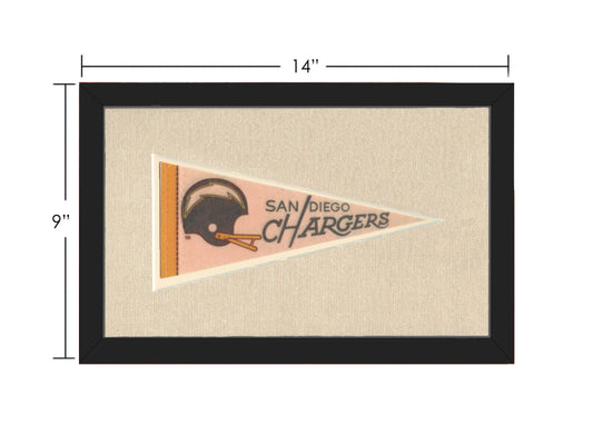 Vintage San Diego Chargers Pennant