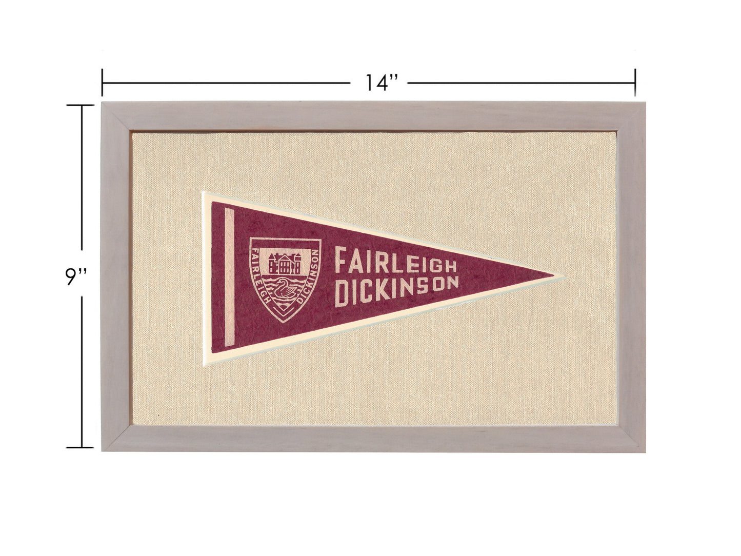 Vintage Fairleigh Dickinson Pennant