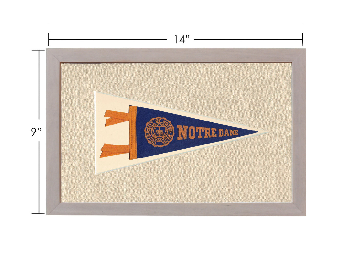 Vintage Notre Dame Pennant