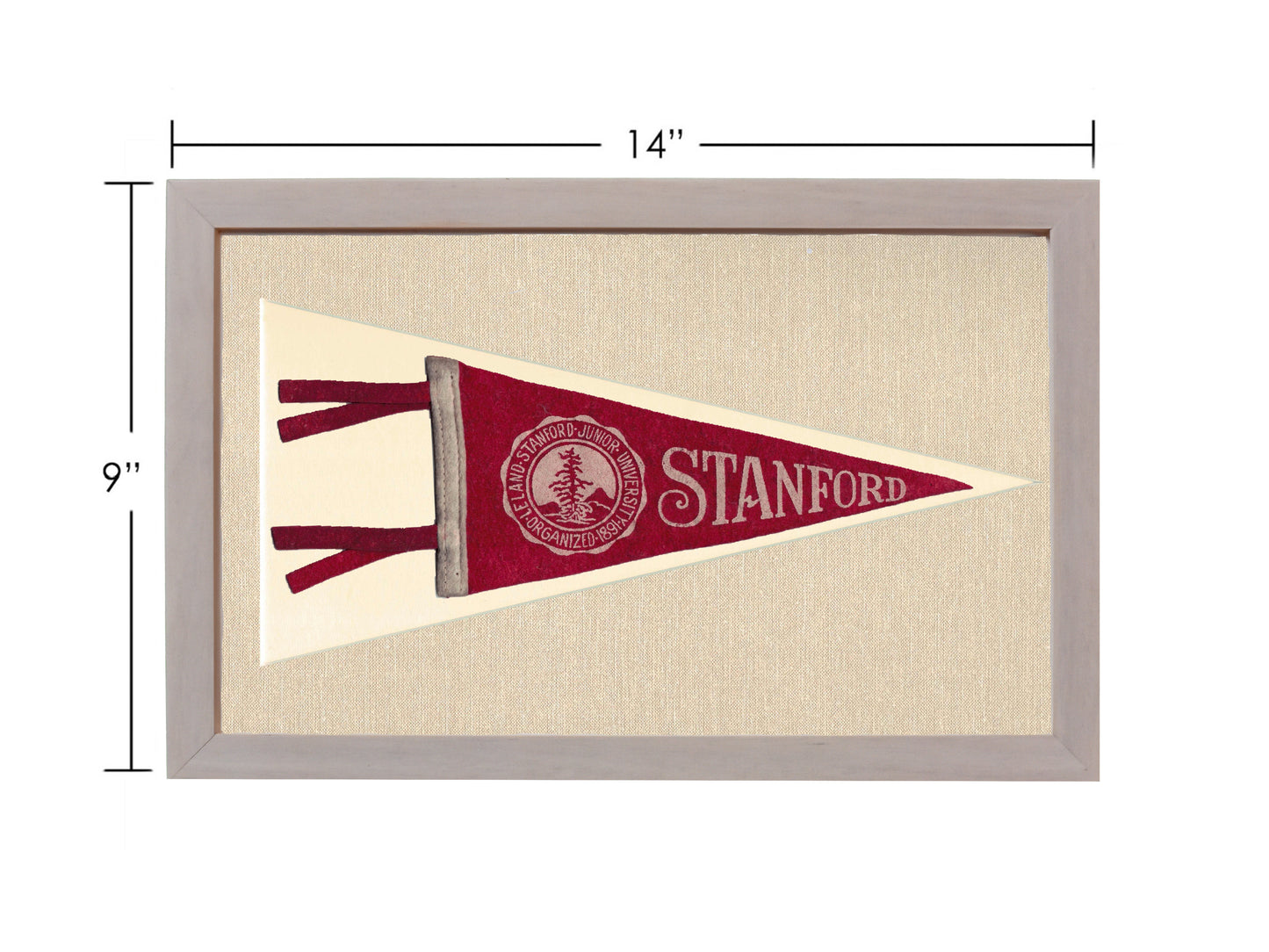 Vintage Stanford University Pennant