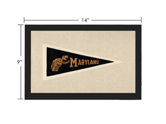 Vintage University of Maryland Pennant