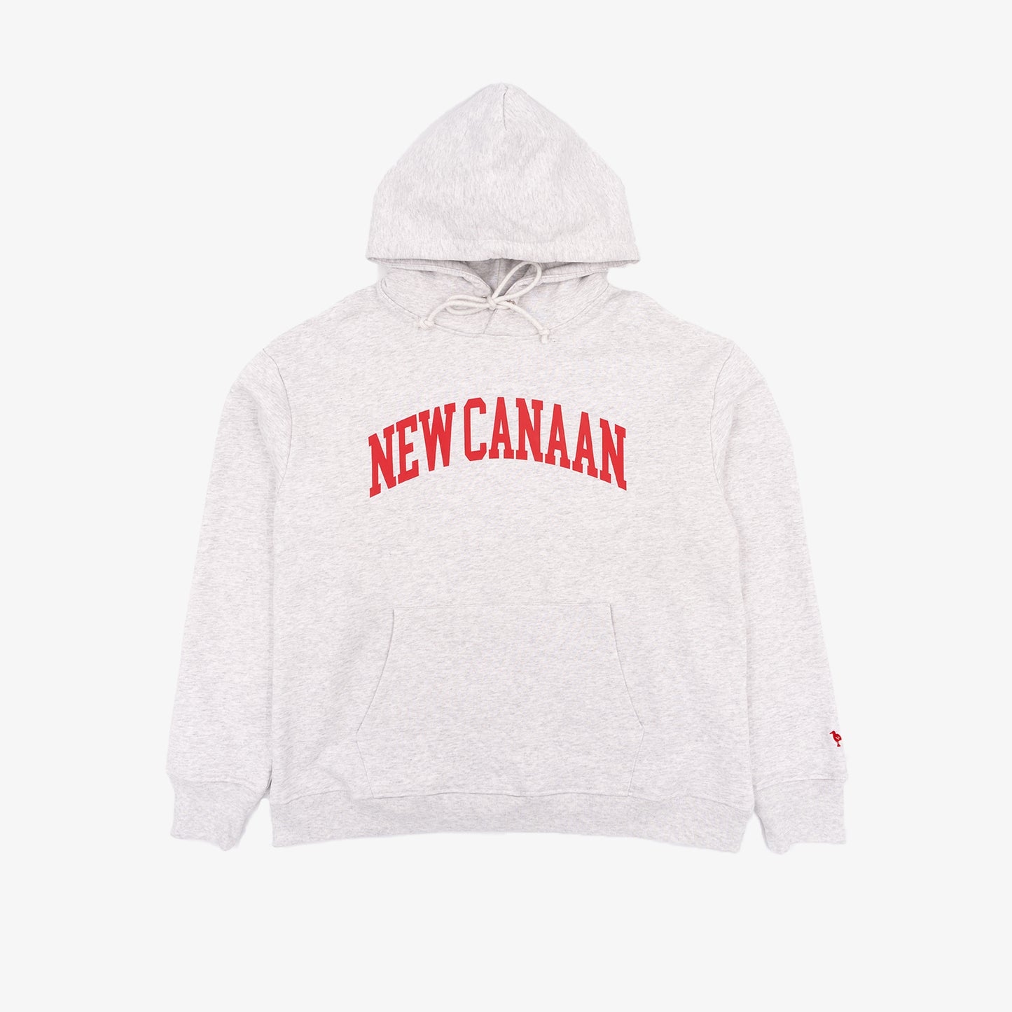 New Canaan Pullover Hoodie in Silver Grey