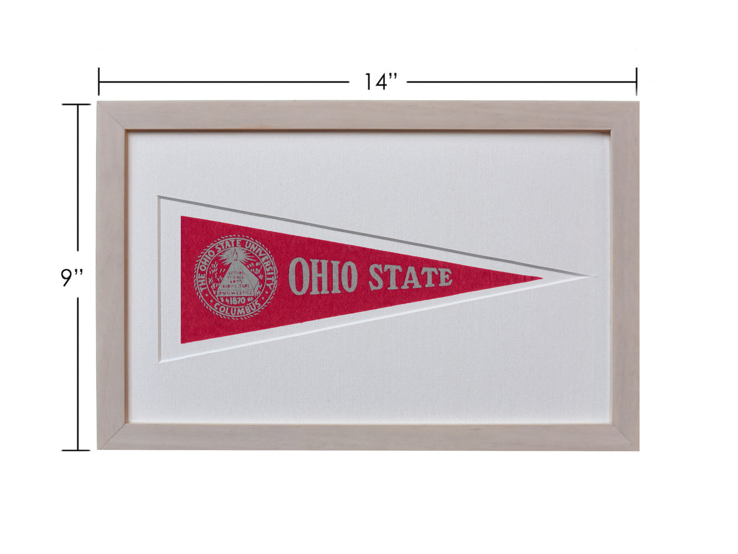 Vintage Ohio State University Hormel Pennant