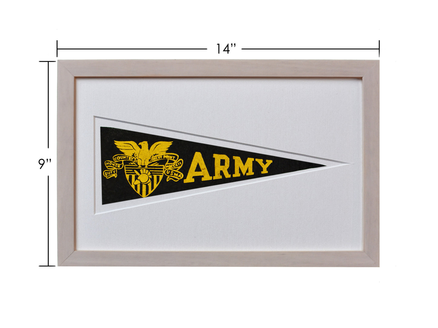 Vintage Army University Hormel Pennant