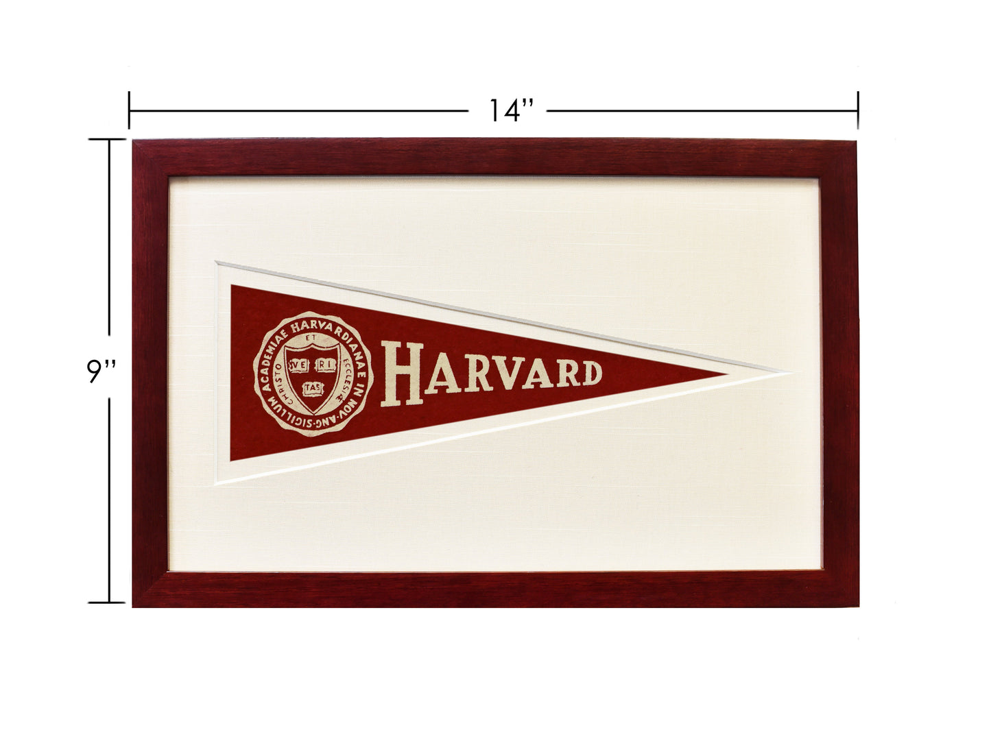 Vintage Harvard University Hormel Pennant