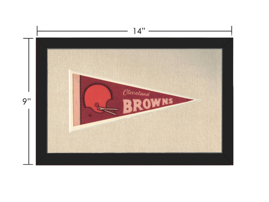 Vintage Cleveland Browns Pennant