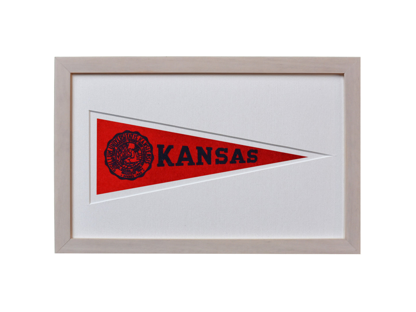 Vintage University of Kansas Hormel Pennant