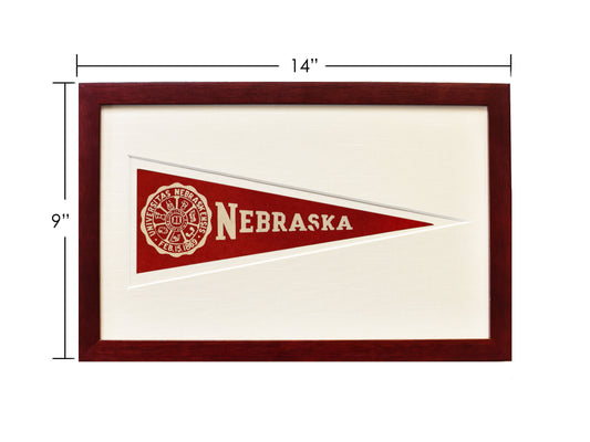 Vintage University of Nebraska Hormel Pennant
